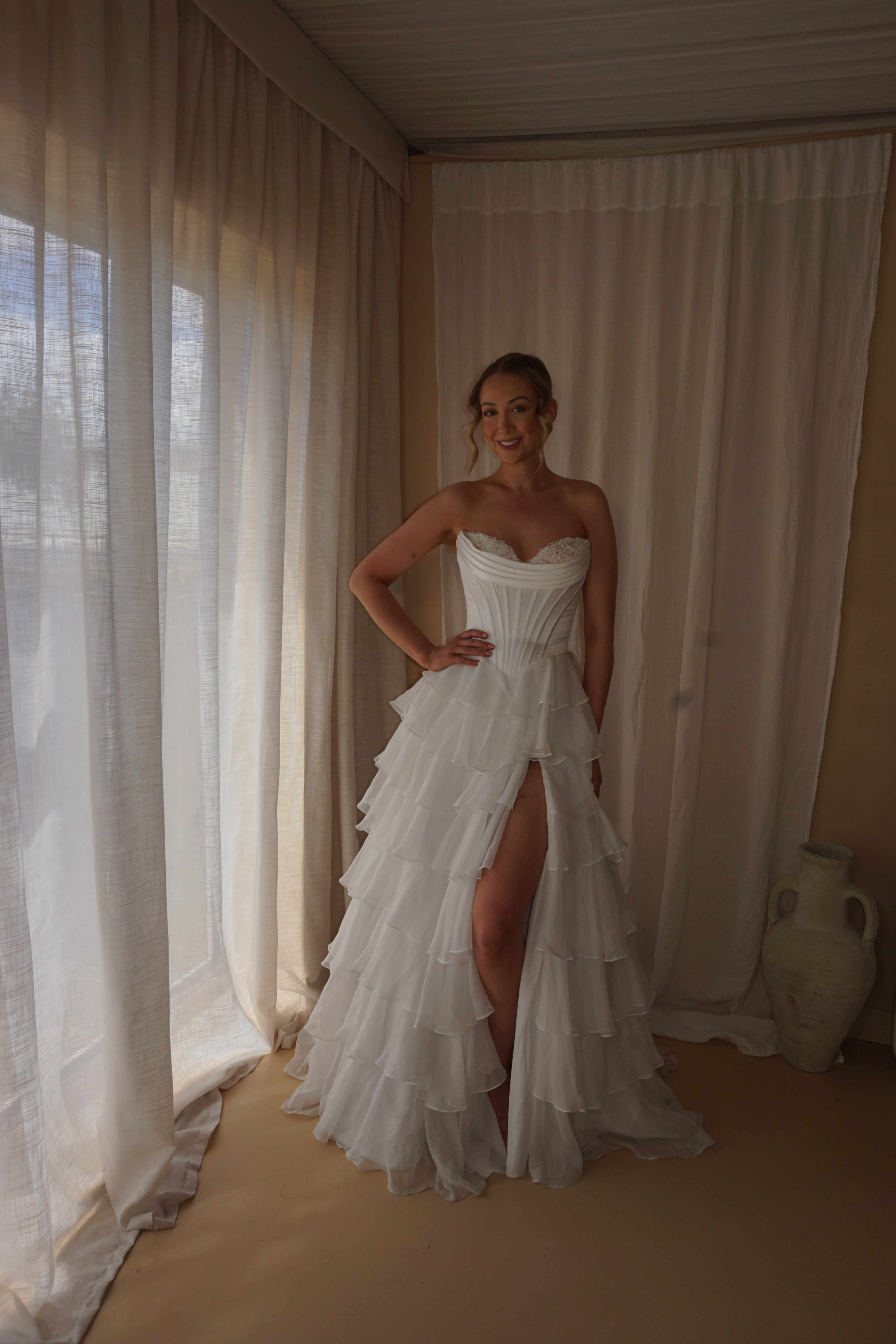 Sherri Hill Ivory US0/UK4