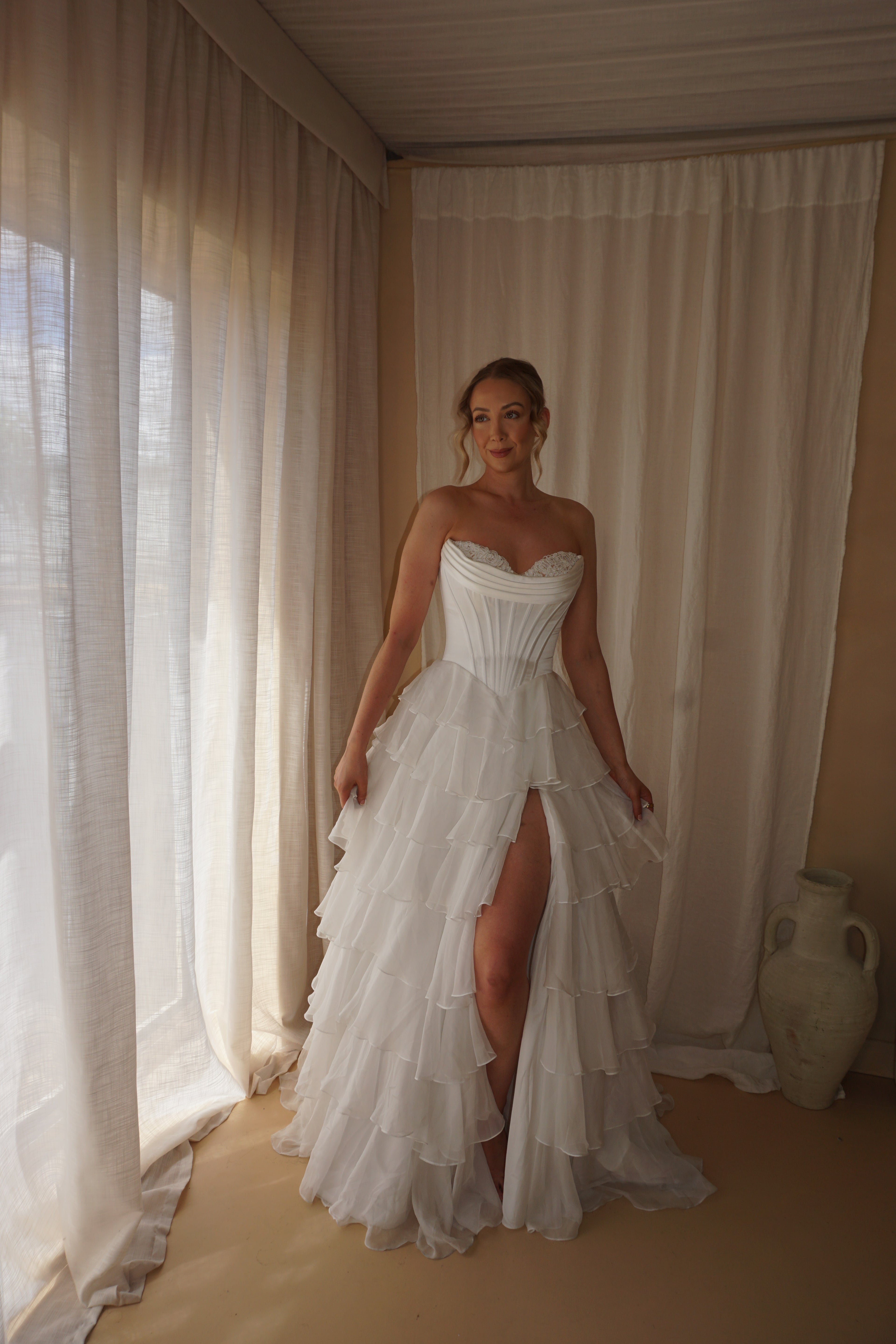 Sherri Hill Ivory US0/UK4