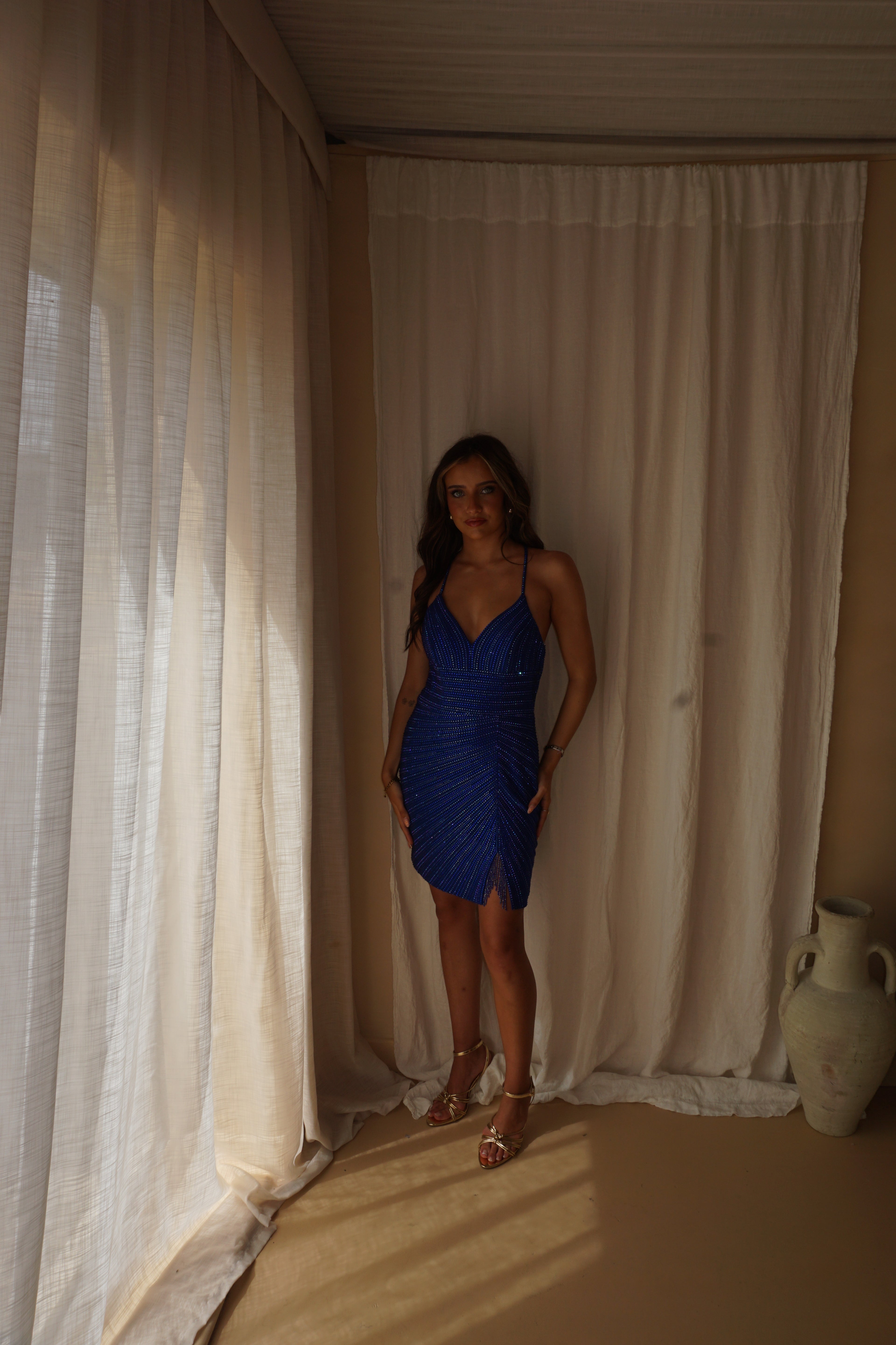 Royal Blue Cocktail Dress US4/UK8