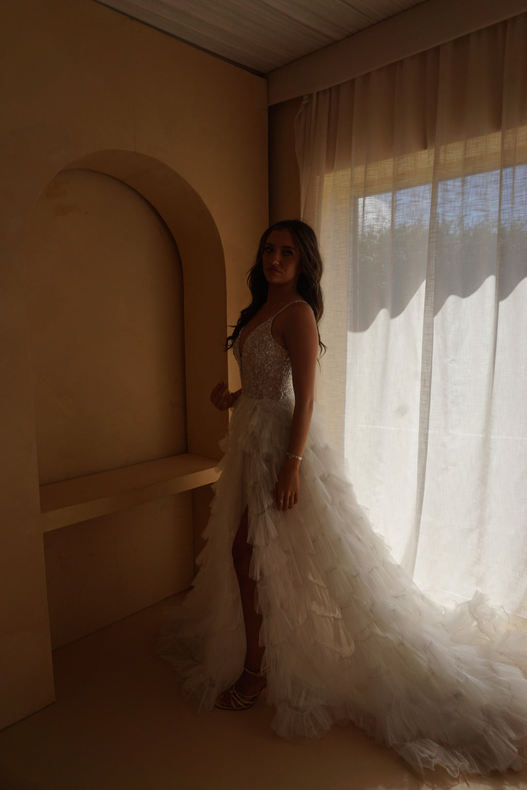 Sherri Hill Ivory US0/UK4