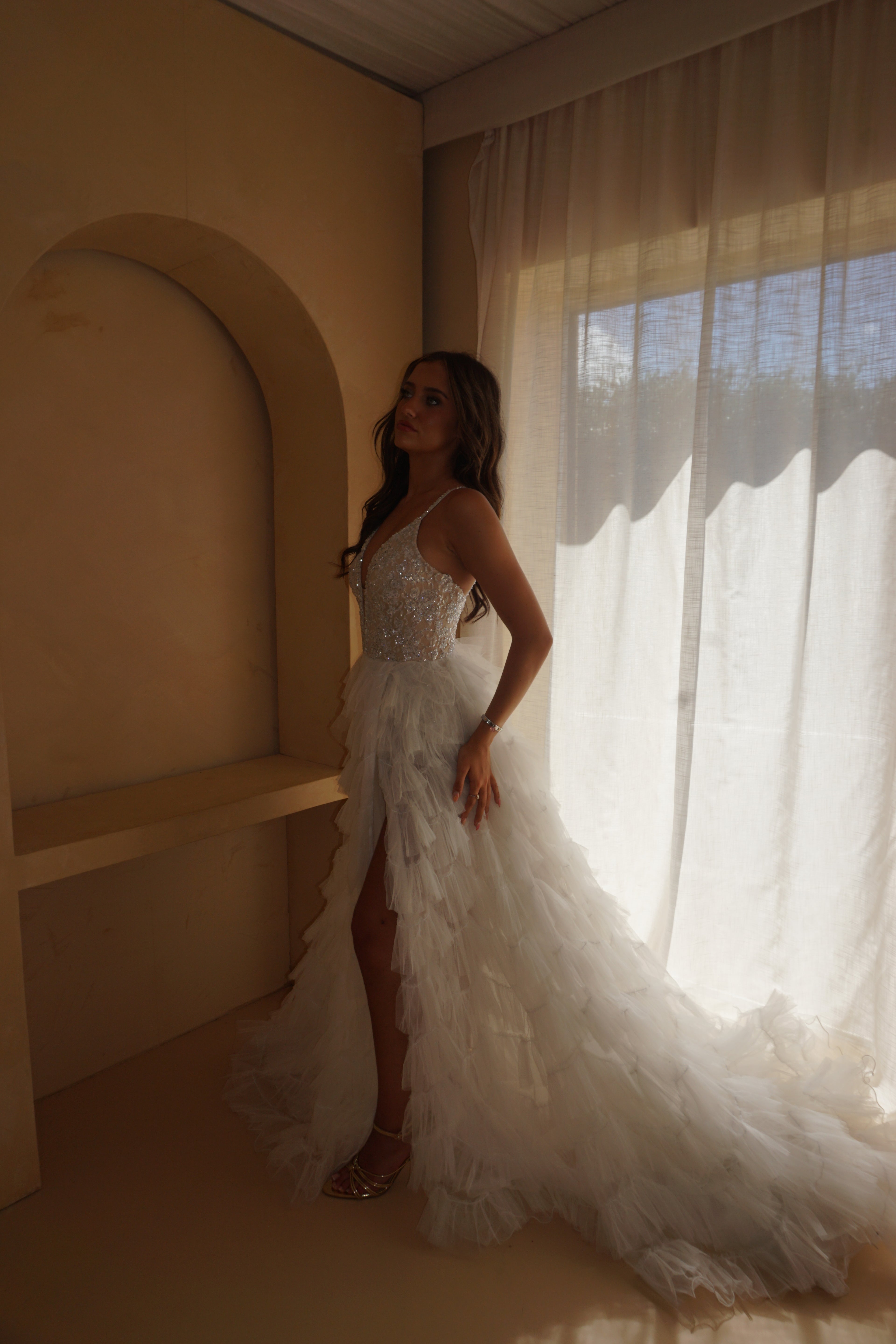 Sherri Hill Ivory US0/UK4