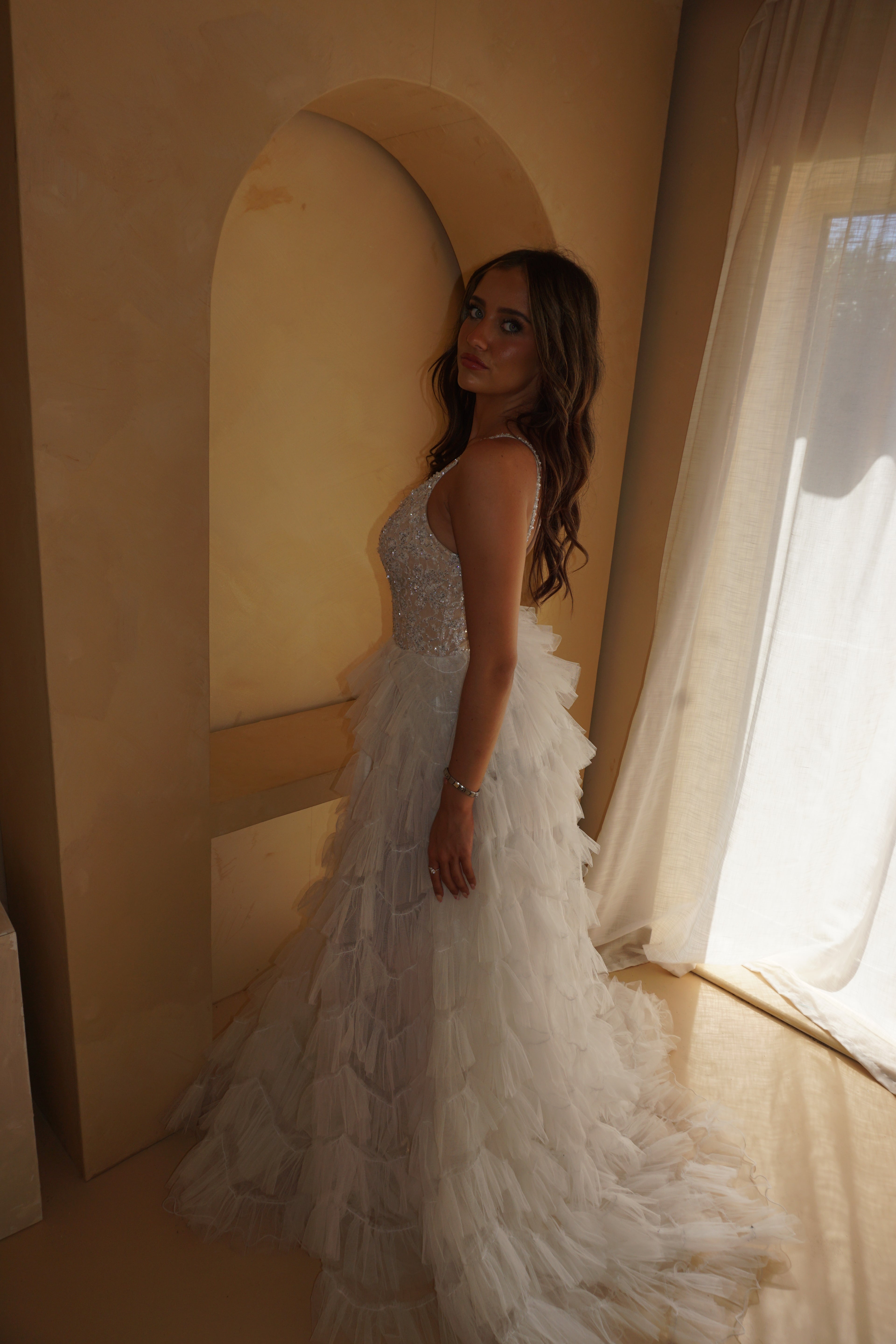 Sherri Hill Ivory US0/UK4
