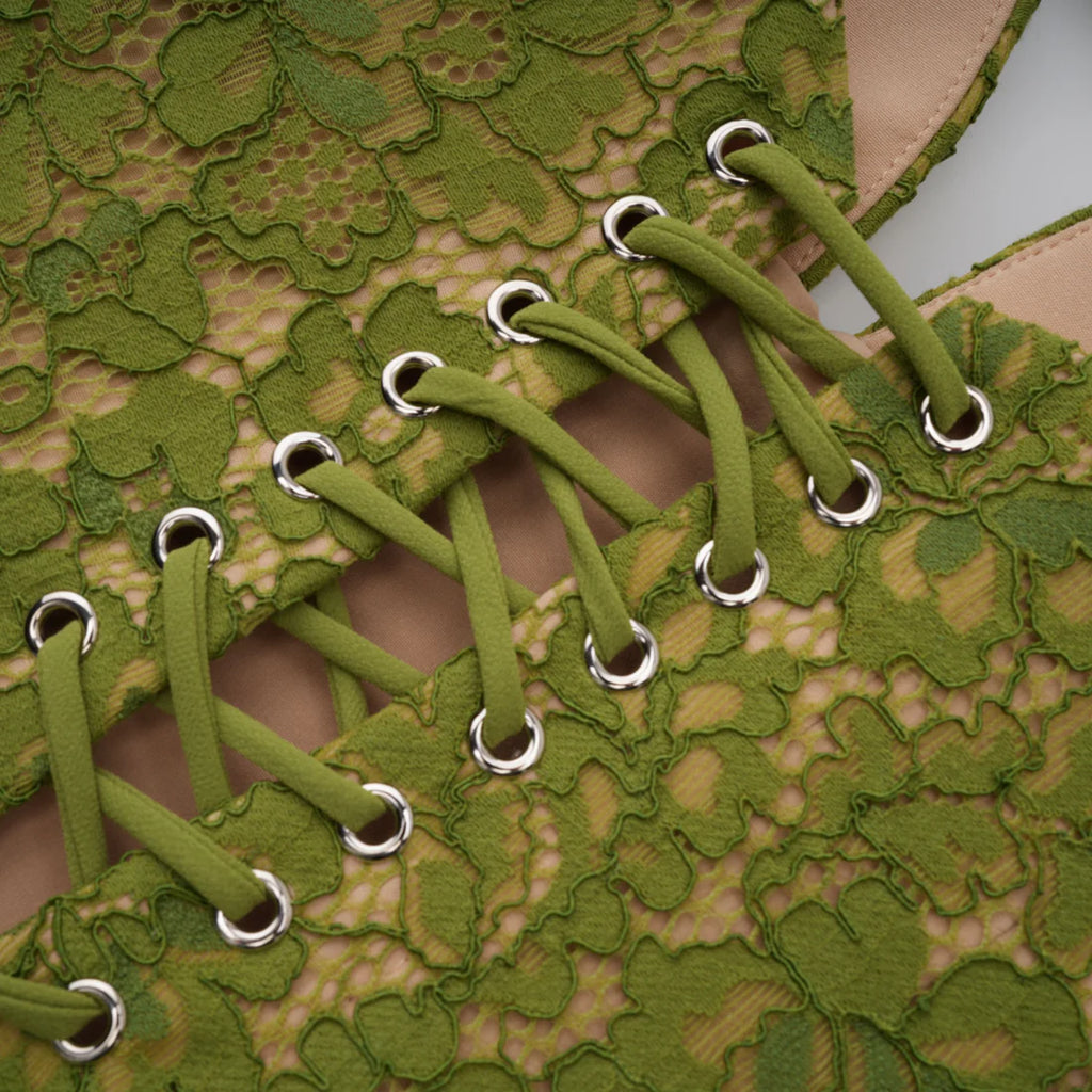 Ronja Emerald Corset Gown