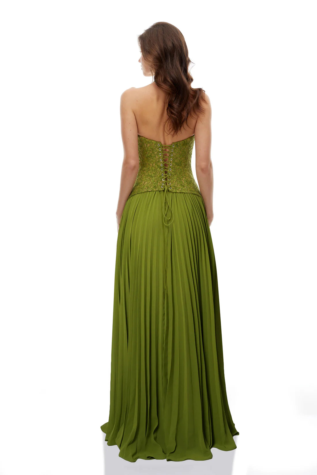 Ronja Emerald Corset Gown