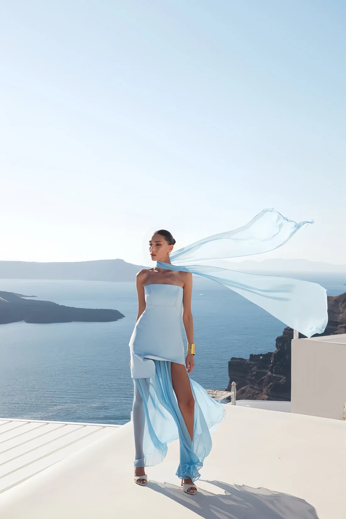 Solene Off-shoulder Ruched Maxi