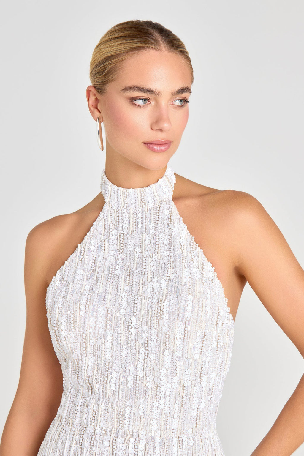 Nadine Merabi Elle White Dress