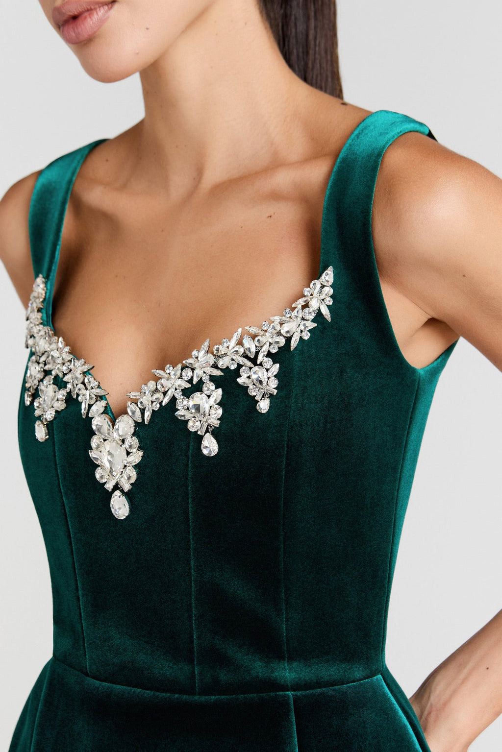 Nadine Merabi Blair Green Dress