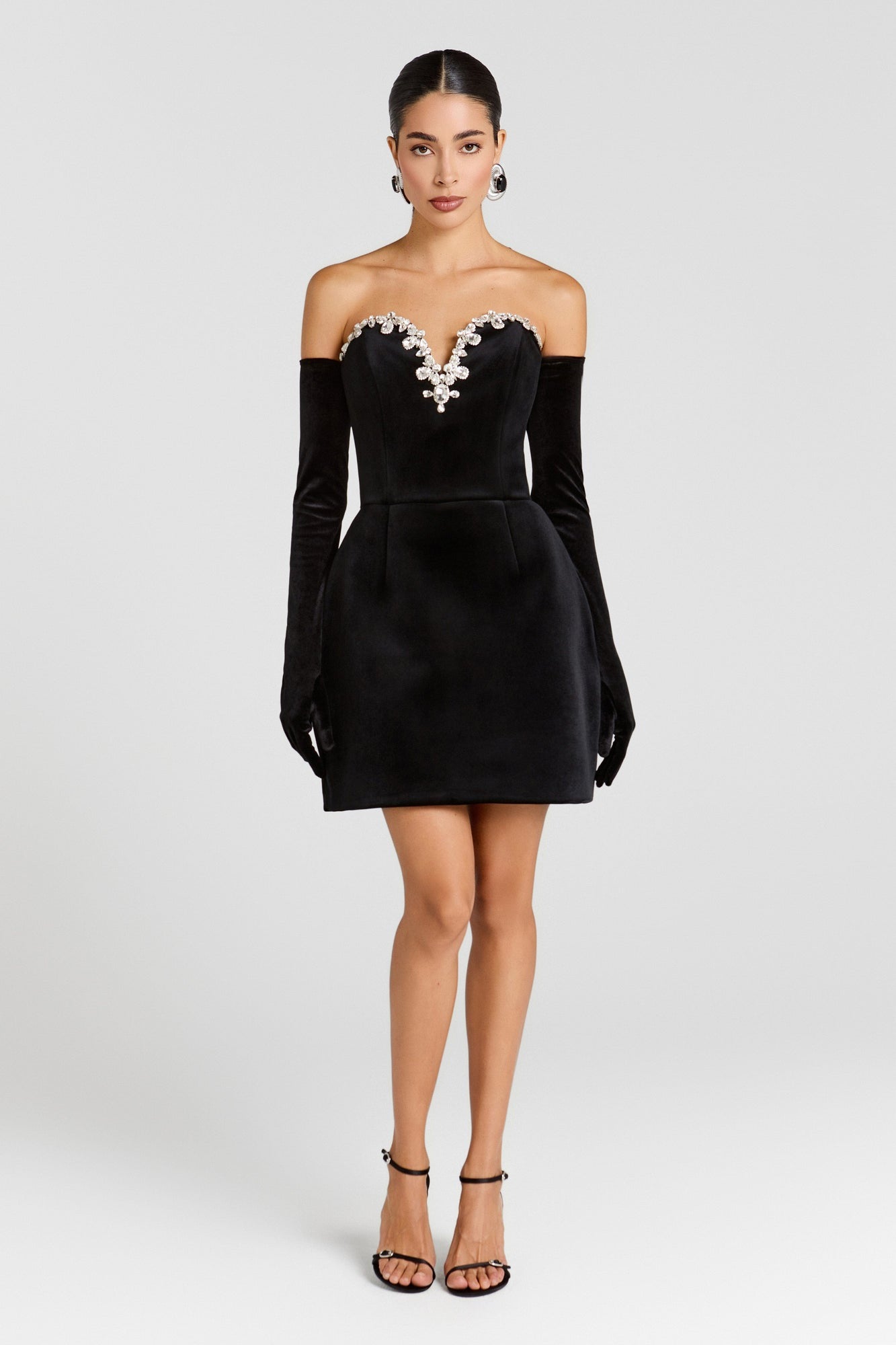 Nadine Merabi Ines Black Dress