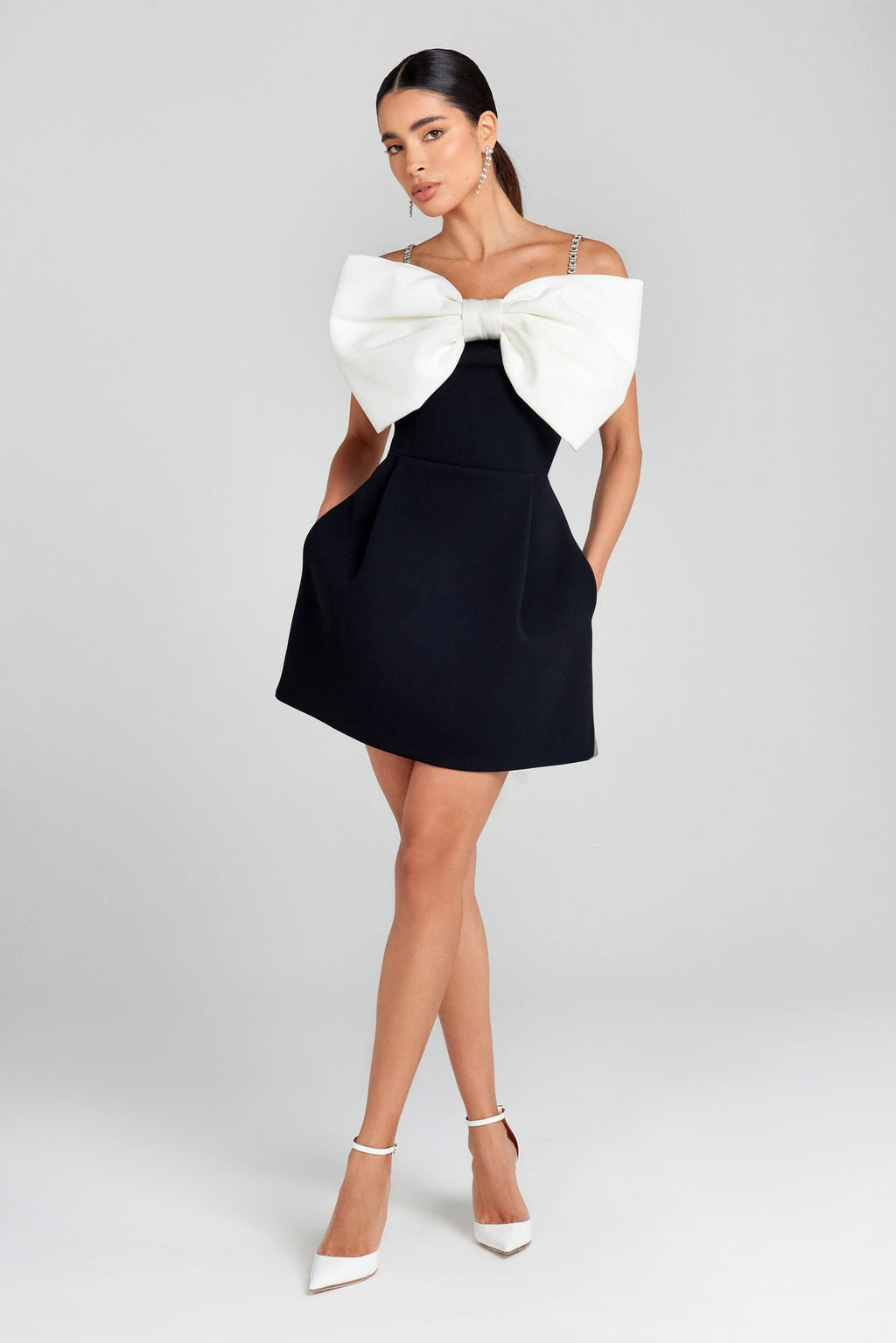 Nadine Merabi Jenny Bow Dress
