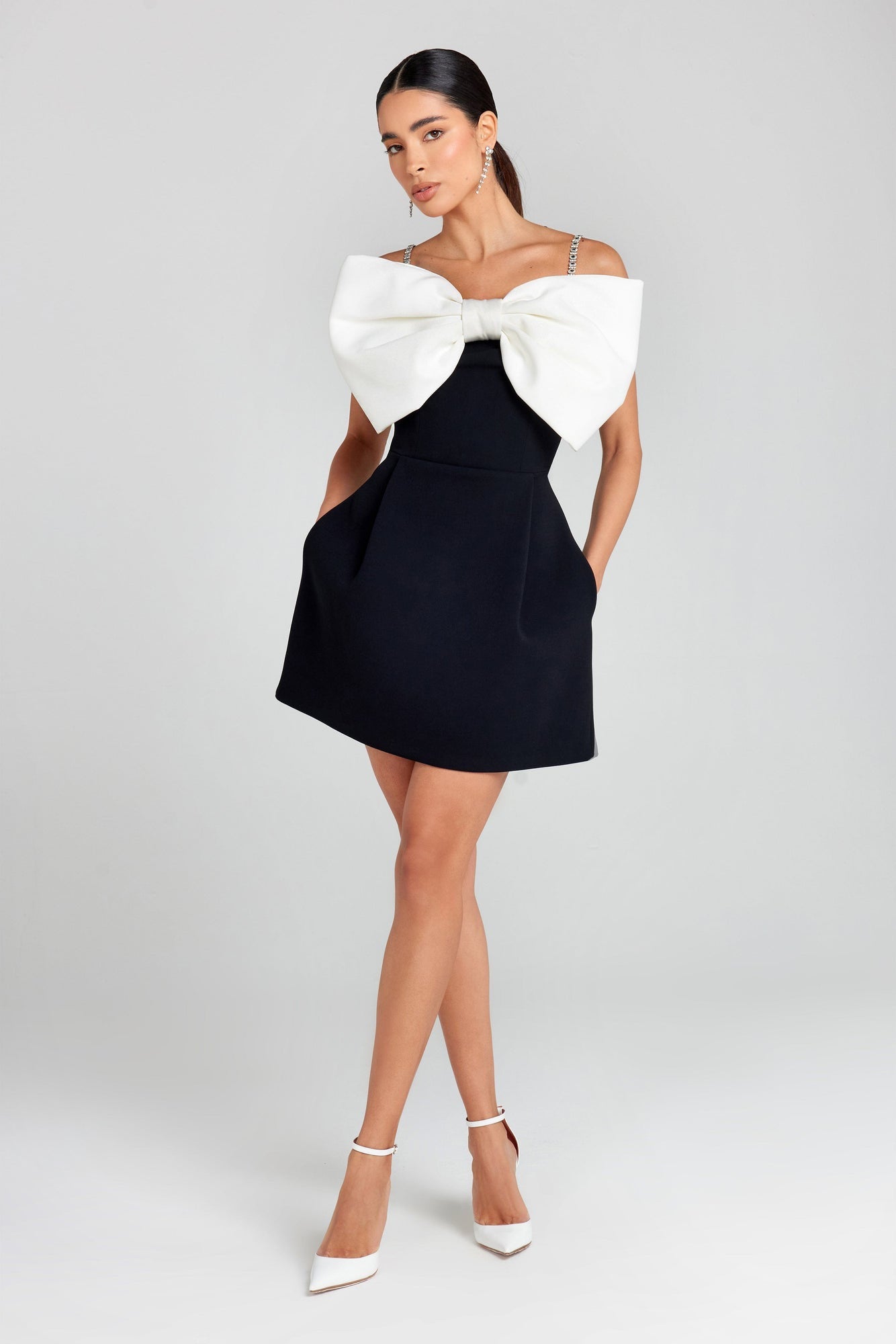 Nadine Merabi Jenny Bow Dress