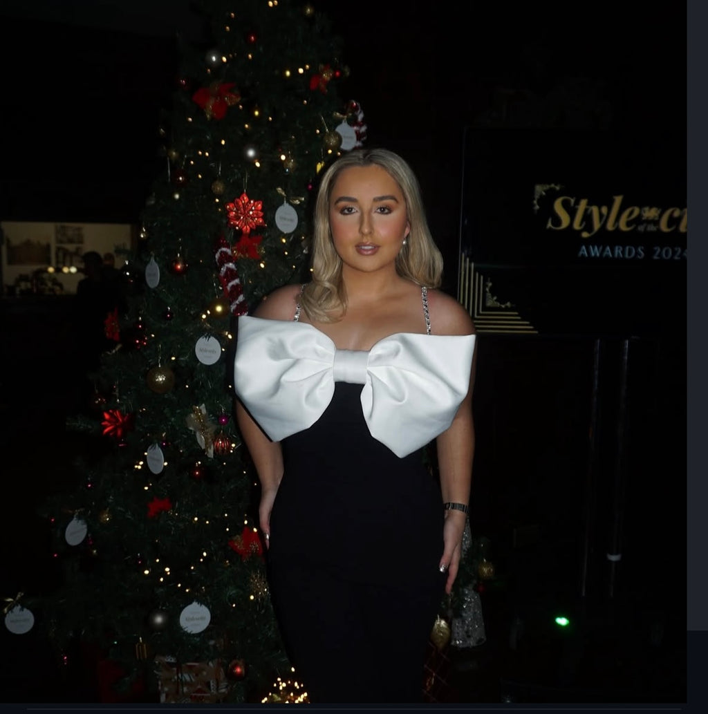 Nadine Merabi Jenny Bow Jumpsuit