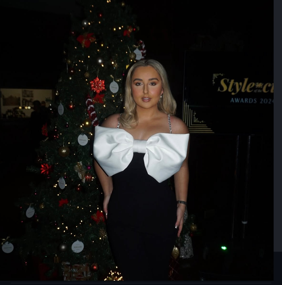 Nadine Merabi Jenny Bow Jumpsuit