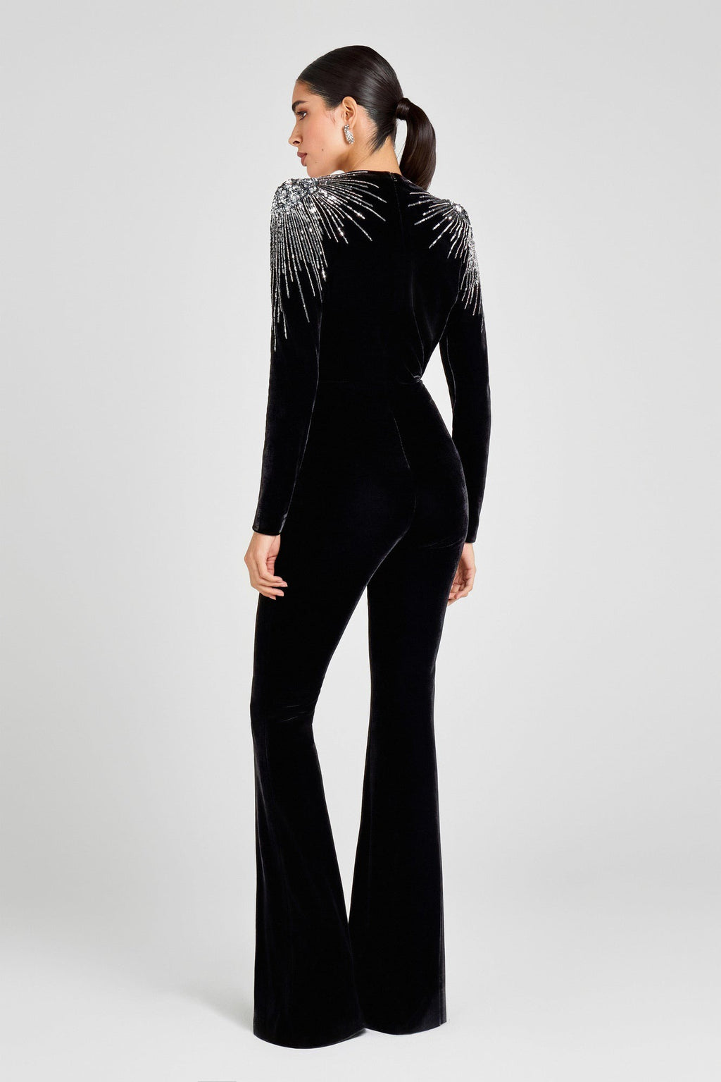 Nadine Merabi Giselle Black Jumpsuit