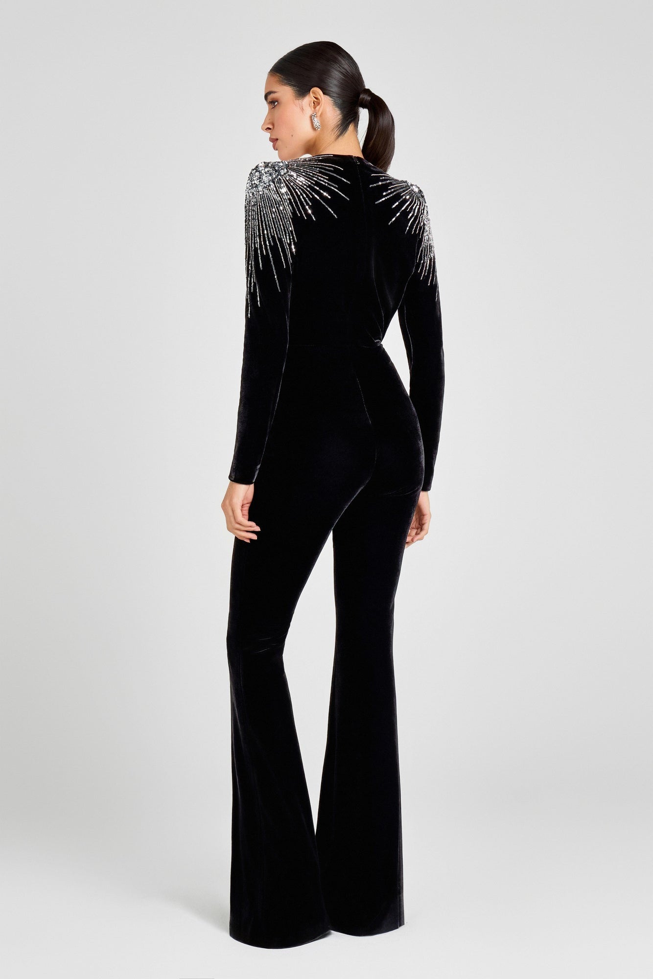 Nadine Merabi Giselle Black Jumpsuit