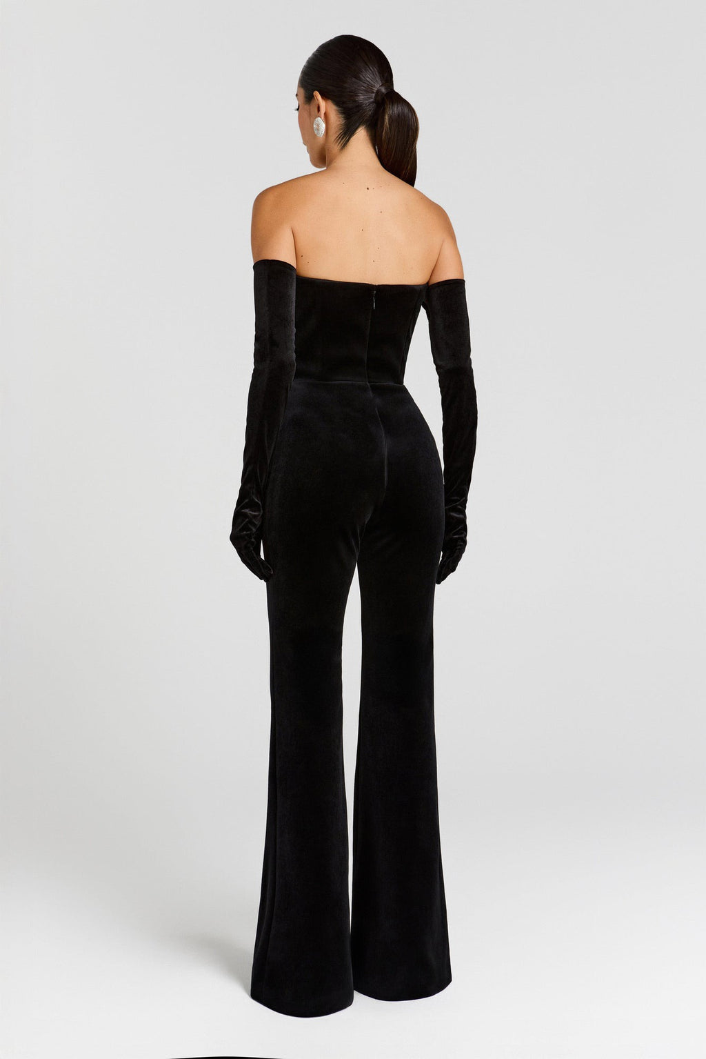 Nadine Merabi Black Ines Jumpsuit