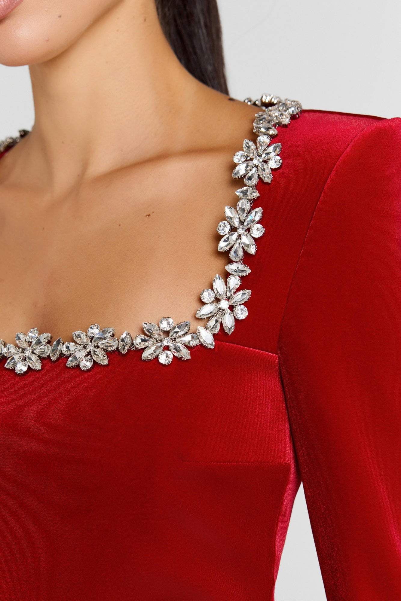 Nadine Merabi Kimberly Red Jumpsuit