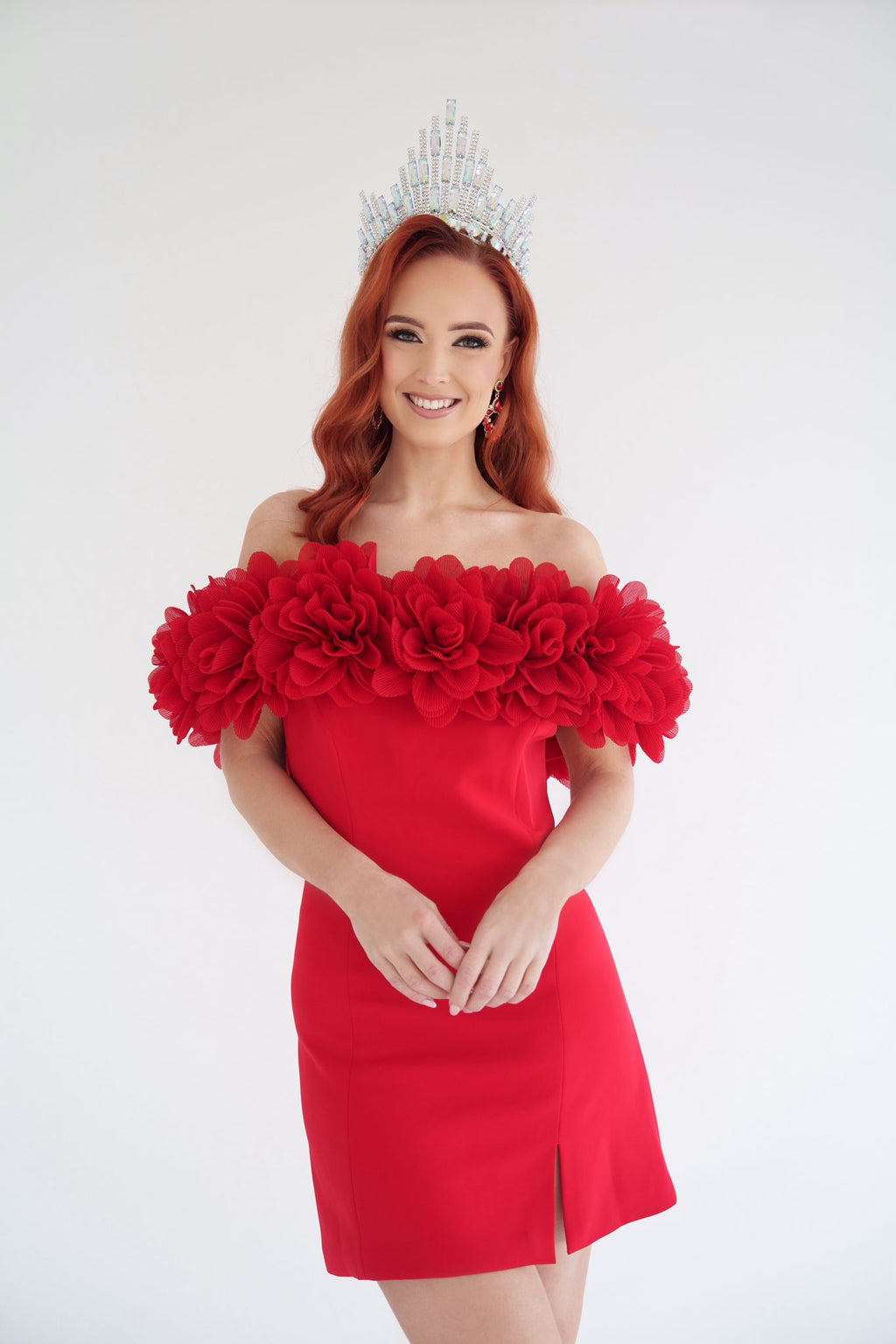 Nadine Merabi Renee Red Dress