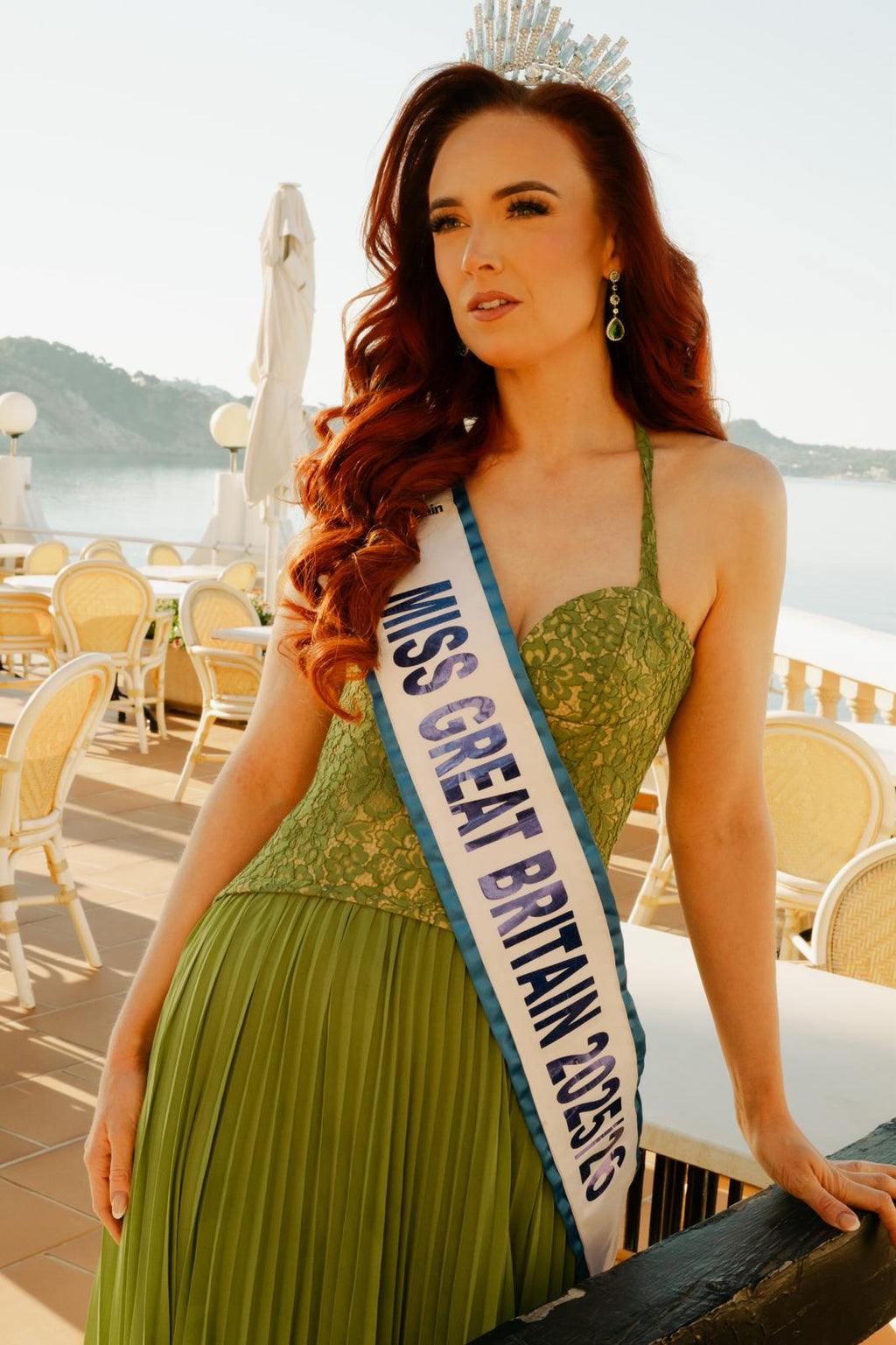 Ronja Emerald Corset Gown