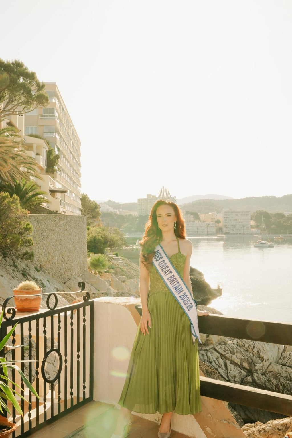 Ronja Emerald Corset Gown
