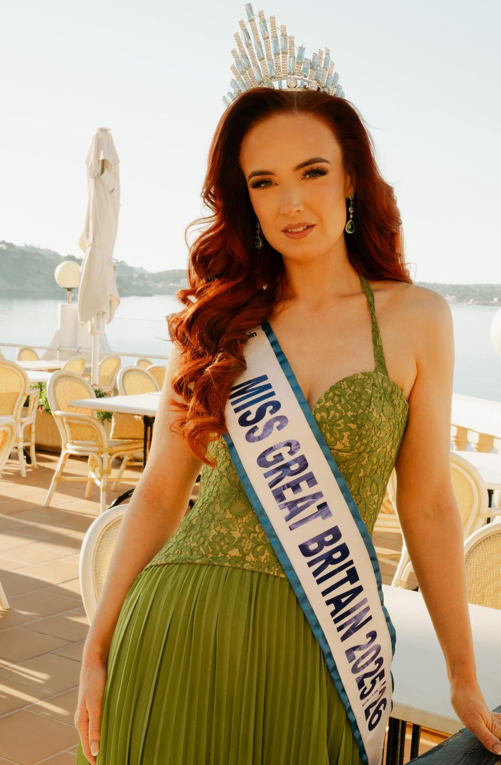Ronja Emerald Corset Gown